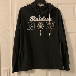 NFL size large raiders hoodie